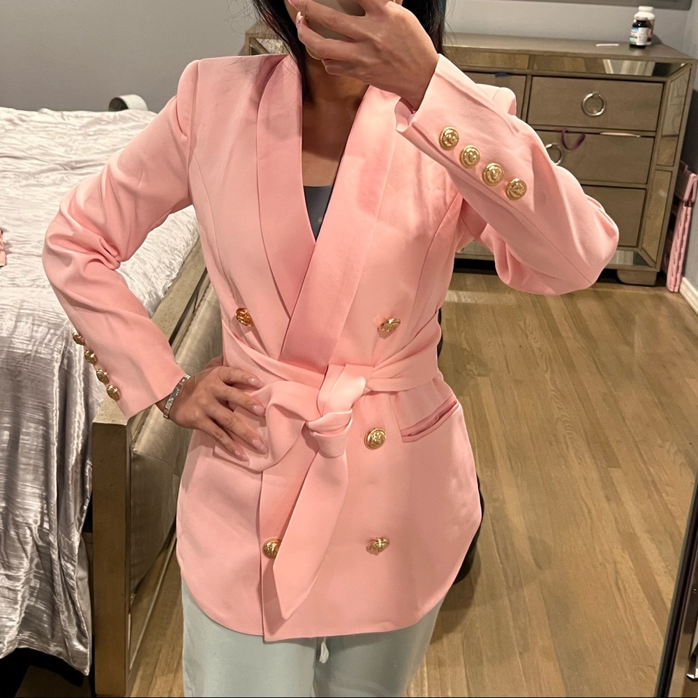 Pink blazer (S)